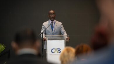 Photo of Keynote Address by Dr. Armstrong Alexis,  Deputy Secretary-General, CARICOM | Caribbean Association of Banks Inc. Annual General Meeting and Conference | Bridgetown, Barbados | 24 October 2024